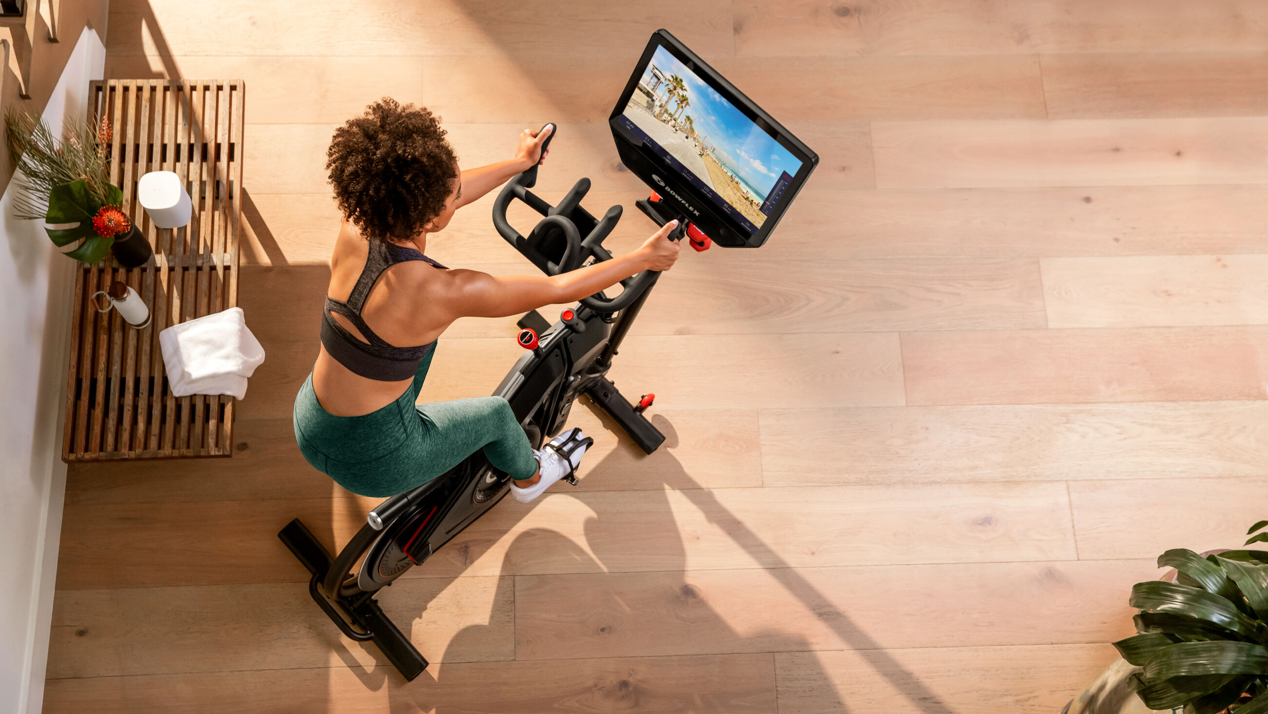 Workout bike that cheap moves side to side