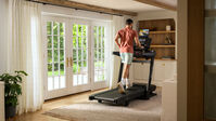 Man running on the T9 Treadmill in home--thumbnail