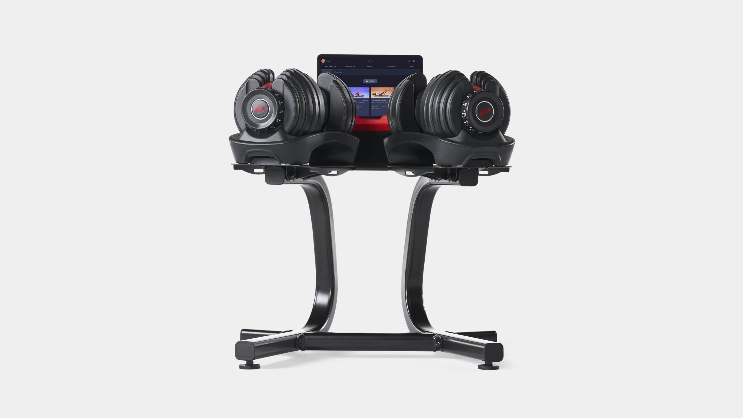 BowFlex SelectTech Dumbbell Stand with Media Rack