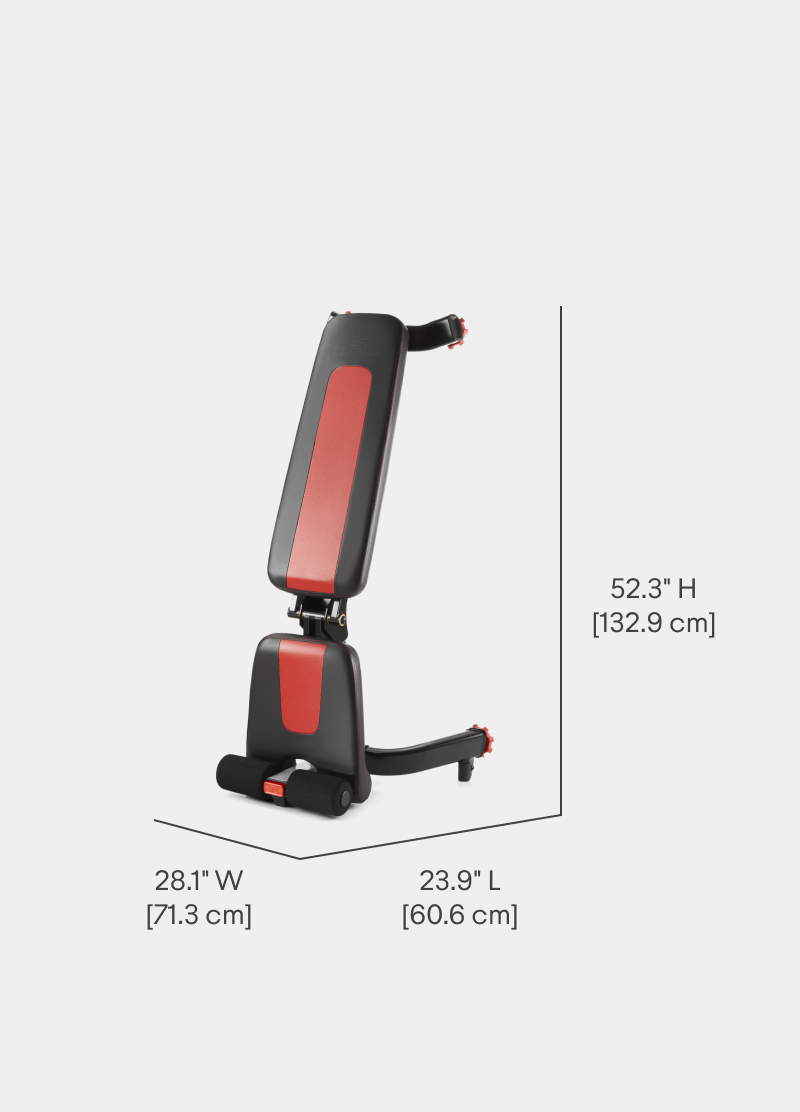 BowFlex 5.1S Stowable Bench – Back In Action