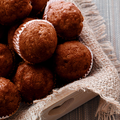 Coconut chocolate pumpkin muffins