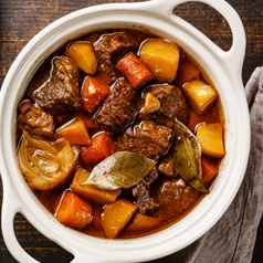 Close up image of Instant Pot stew